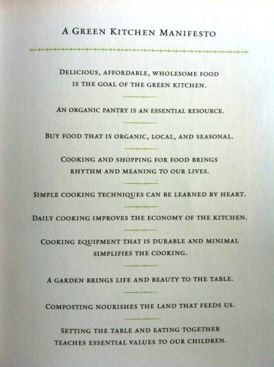 green kitchen manifesto